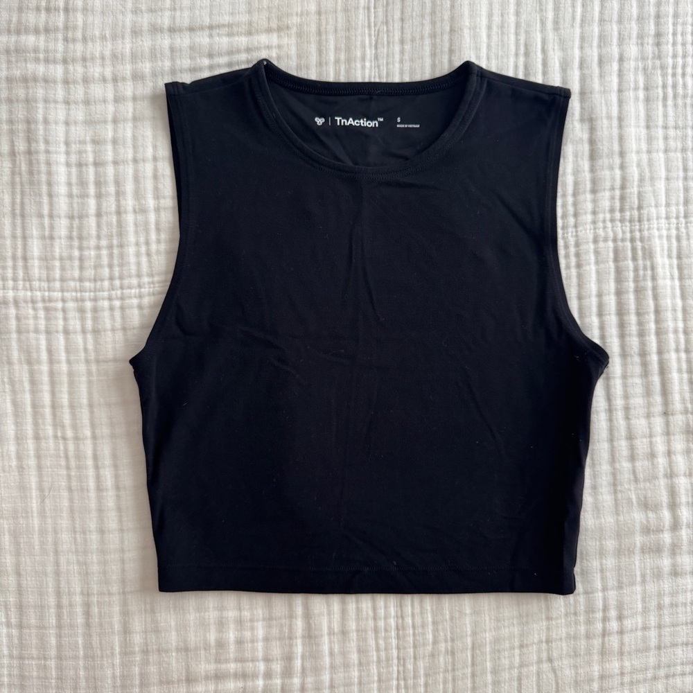 aritzia tna butter high neck active tank